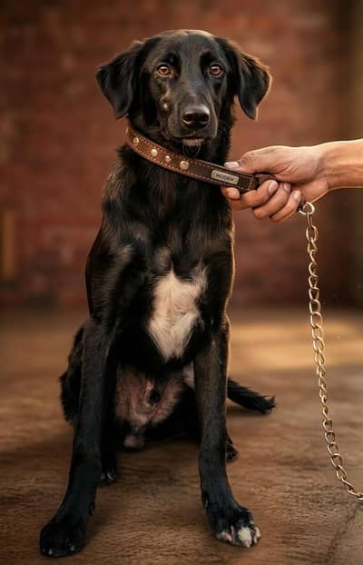 Healthy Black Guard / Companion Dog for Sale