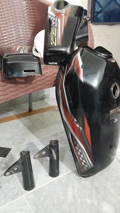 cg 125 5 star fuel tank and tapy