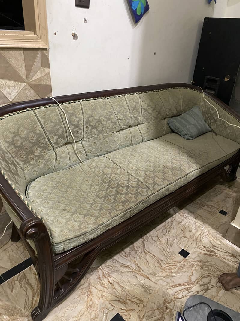 Wooden sofa set 1