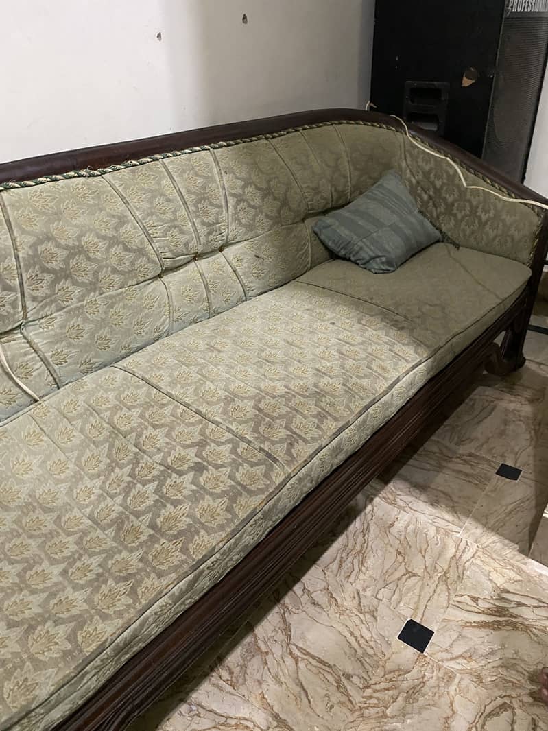 Wooden sofa set 3
