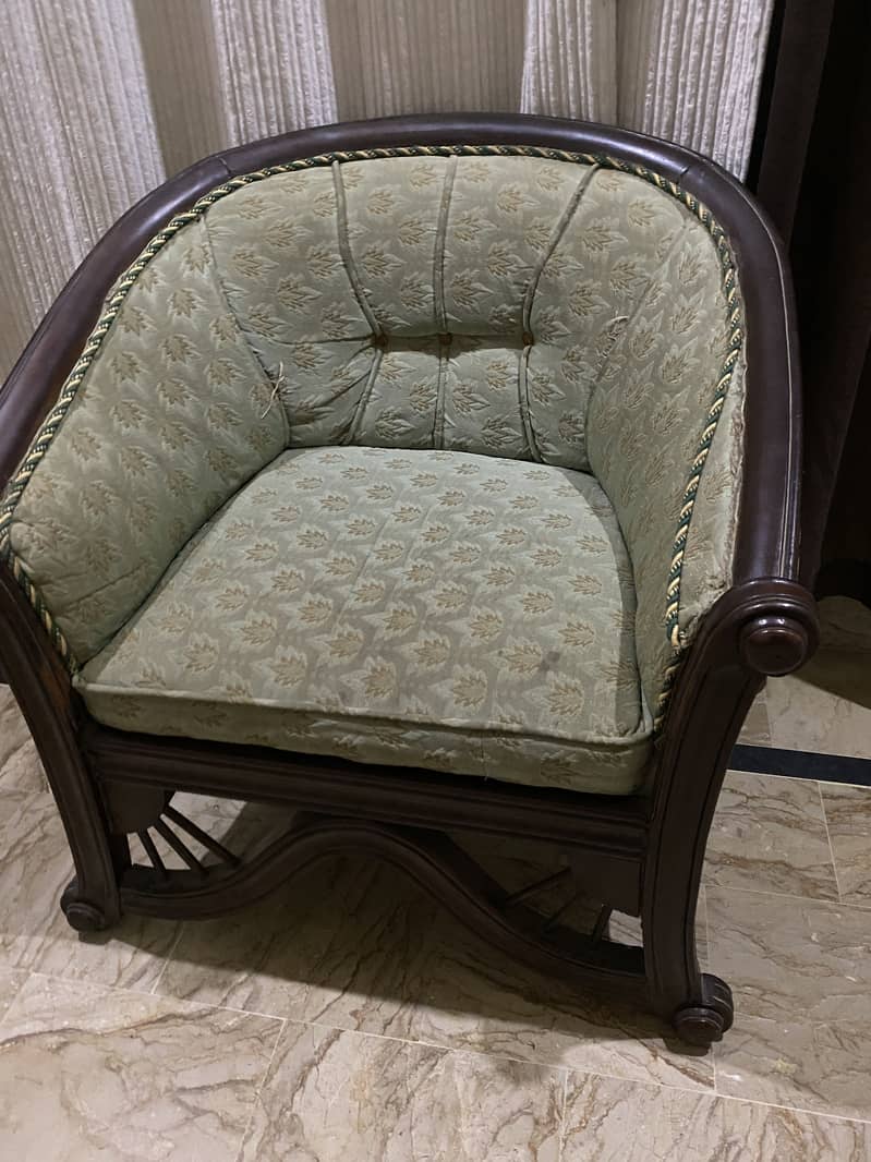 Wooden sofa set 5