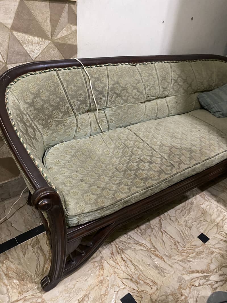 Wooden sofa set 6