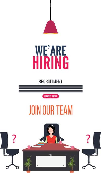 HIRING A STAFF FOR OFFICE WORK AND OFFLINE WORK