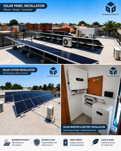 Electrical, Solar Panel, Lithium-ion Batteries & Installation Services