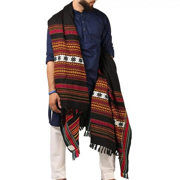 Black Tharri / Wadera Shawl /shawal for mens