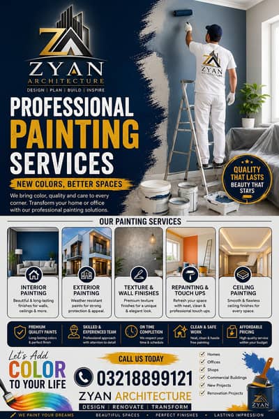 Professional Painting Services | Interior, Exterior & Renovation |