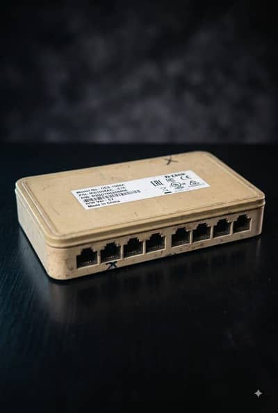 D-Link 8 Port Fast Ethernet Network Switch (Model: DES-1008A)