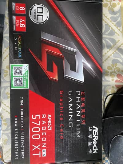 ASRock Phantom Gaming AMD Radeon Rx 5700xt Oc edition (8Gb With Box)