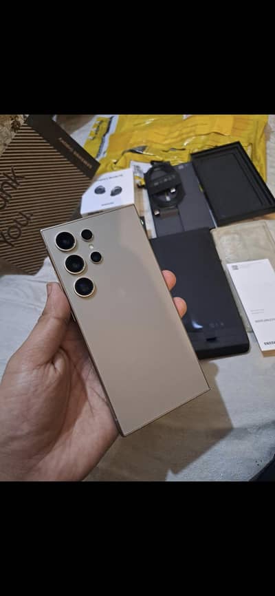 Samsung S24 Ultra 512Gb Officially PTA Complete Box With Buds 2 .