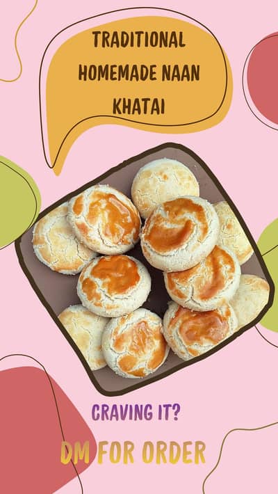 Homemade Naan khatai