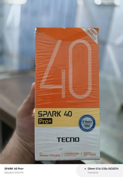Tecno Spark 40 pro Plus 8 256gb
