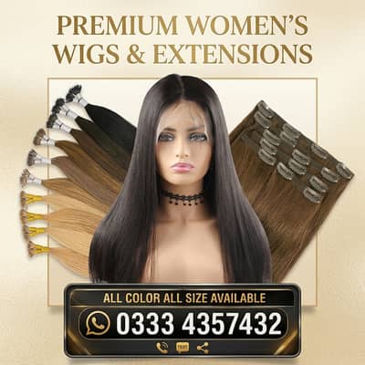 Full Head Wig Women / Men Man For Wigs Extension Whatsapp. 0333-435743