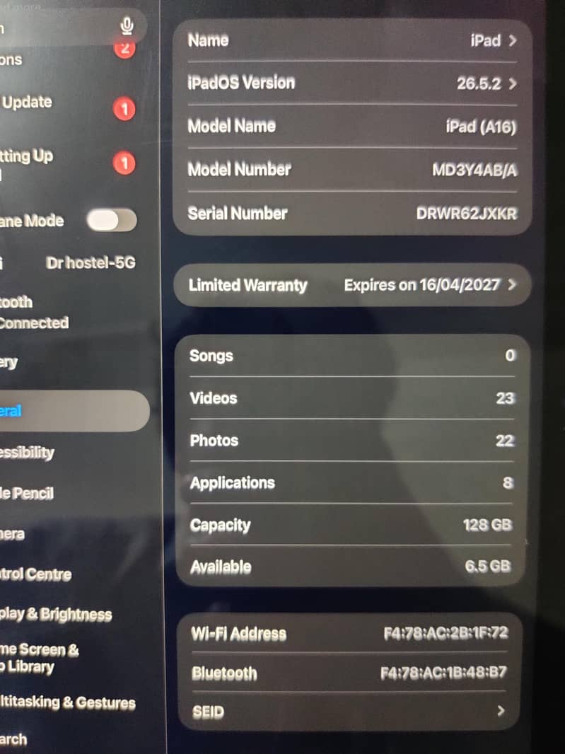 ipad A16 3