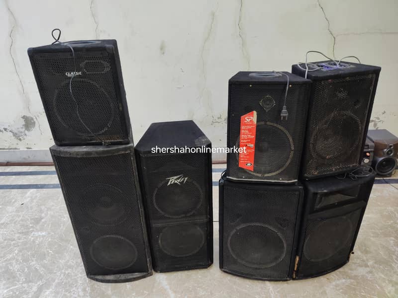 Bluetooth powered speaker 3 mic input echo delay 7
