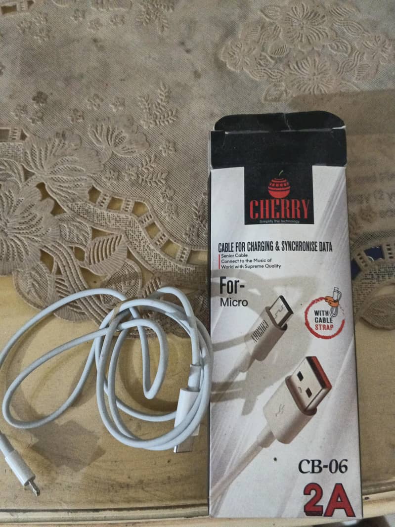 Cherry Iphone cable 1