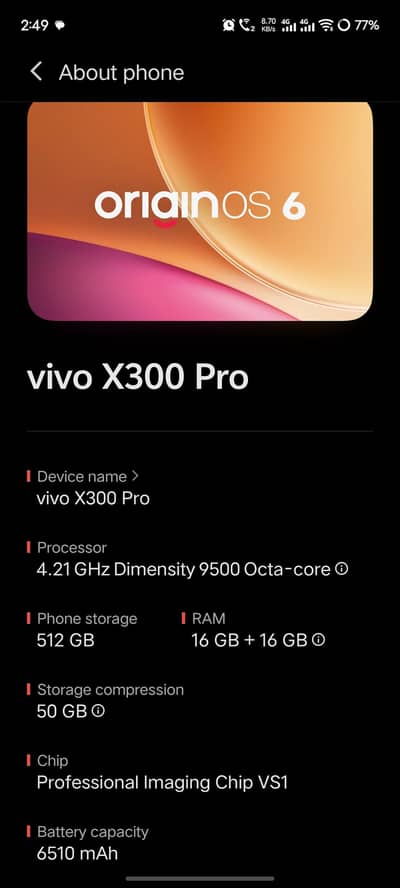 Vivo X300 Pro