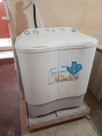 haier semi automatic twin tub machine