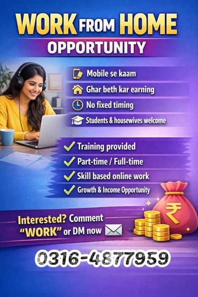 Part Time/And/Full Time/Home Based Jobs
