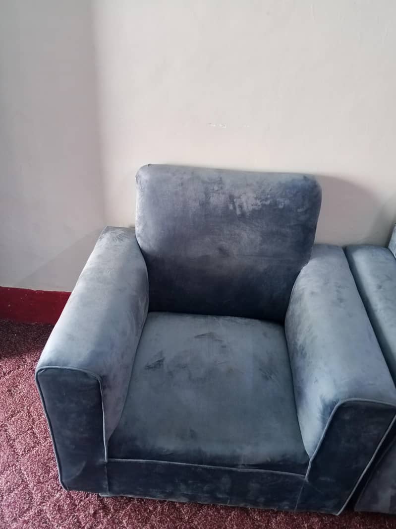 Blue coLour soFa seT 3