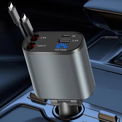 cigar lighter charger k008 | c type | lightning cable | fast charger