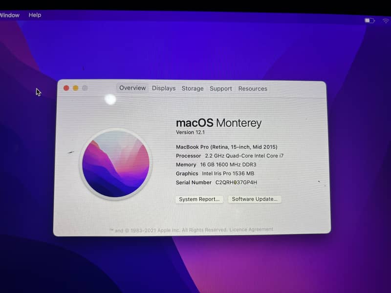 Apple MacBook Pro 2015 1