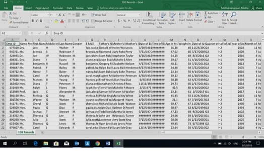 Hand written and Data entry