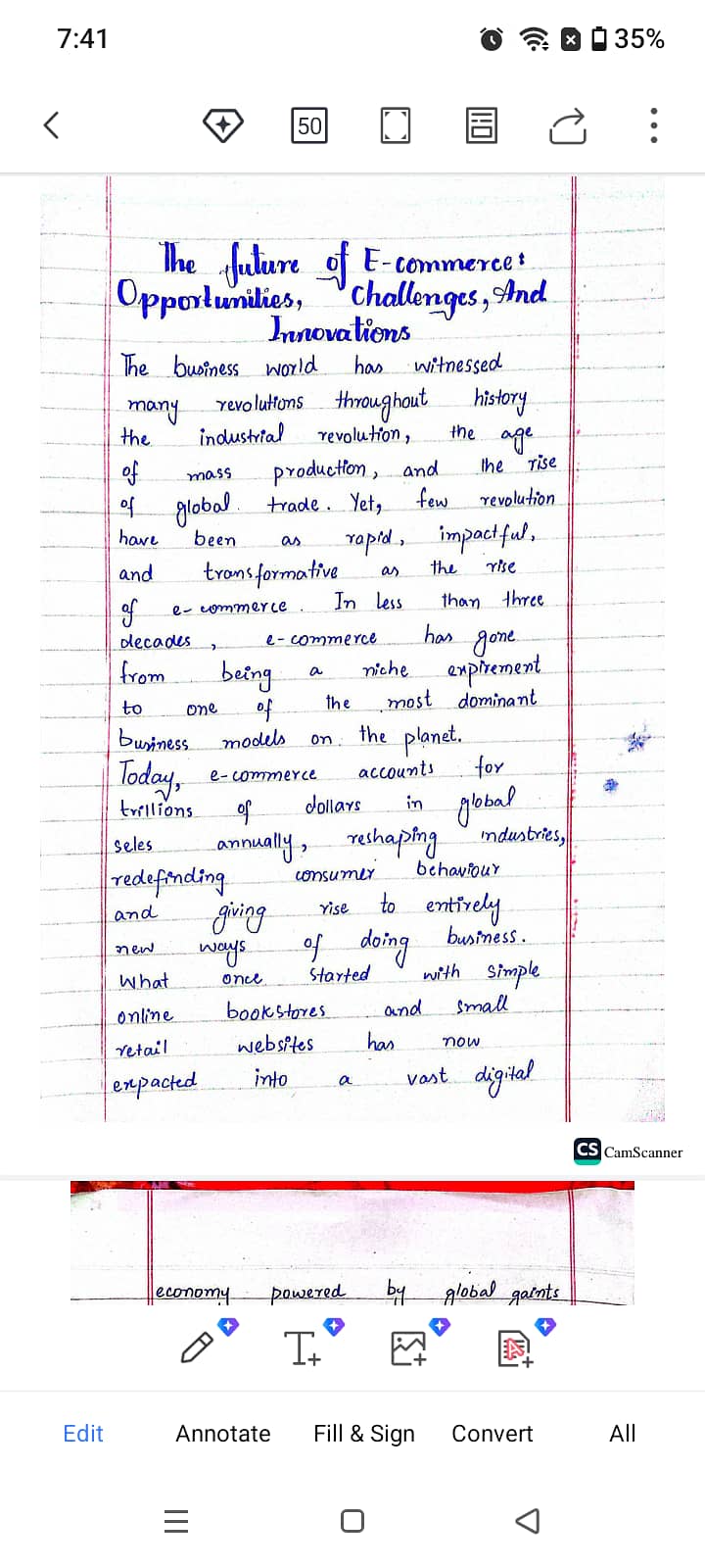 Hand written and Data entry 1