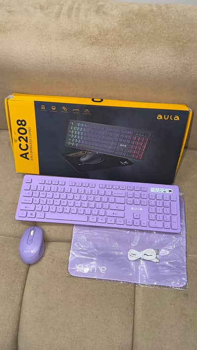 AULLA 3-IN-1 Wireless Keyboard Mouse | all colors