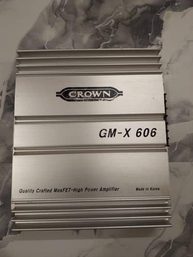 Crown GM -X 606 3000 watts amplifier made in korea