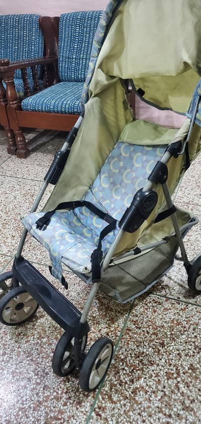 STROLLER / PRAM with Foldable Handle, Sitting Positions with Umbrella