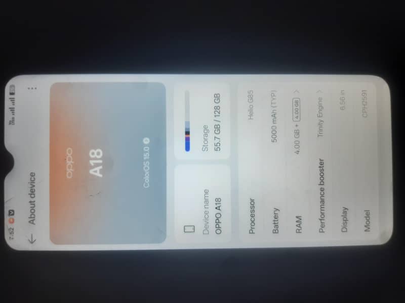 OPPO A18 0