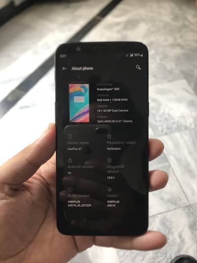 One Plus 5T 8GB RAM 128GB ROM (Gaming/