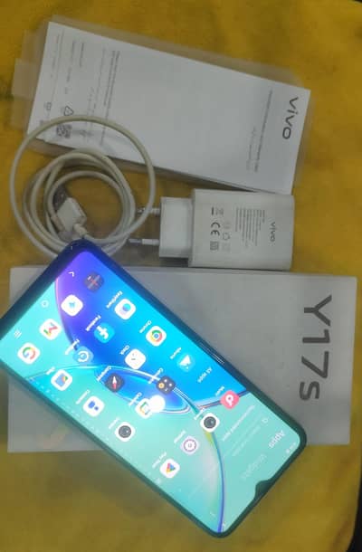 Vivo Y17s New Condition 10/10 With Box Nd Original Charger