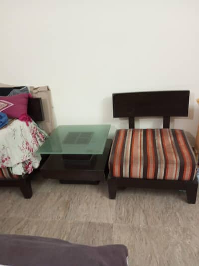 Chairs with a table