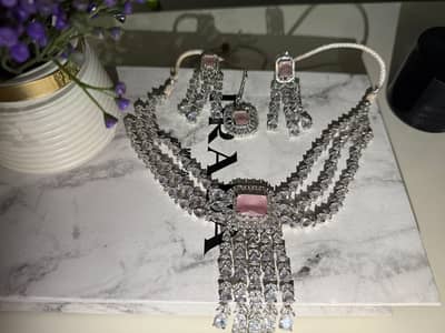 Necklace and earrings