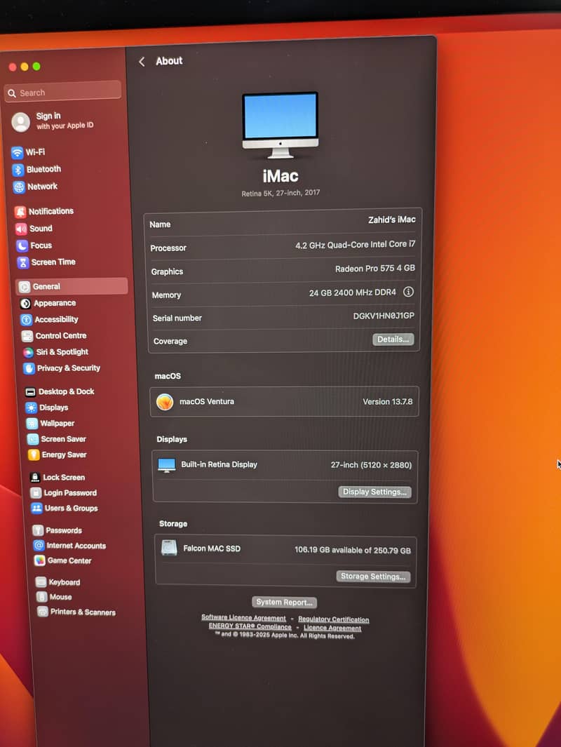 IMAC 27inch 2017 6