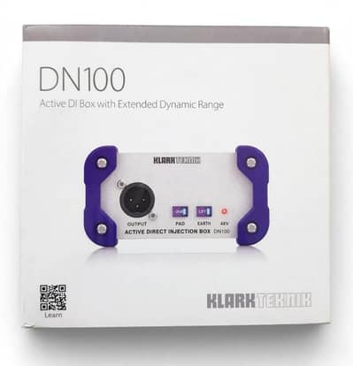 Klark Taknik DN 100 Active DI Box. Box pack imported Studio live sound