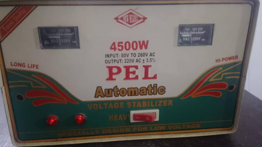 PEL Stabilizer 4500W Automatic 0