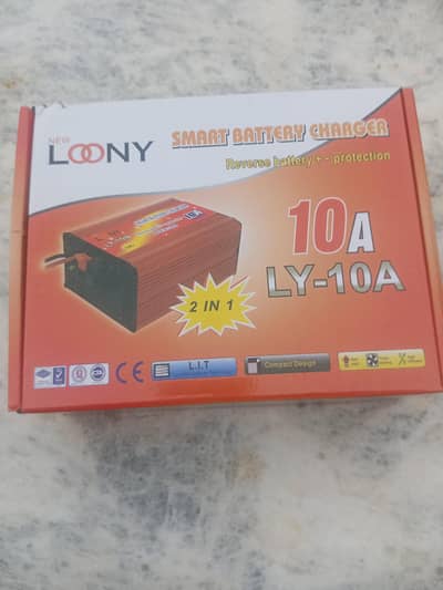 12V 10 Amp Smart Battery Charger Pulse Repair Maintainer Trickle