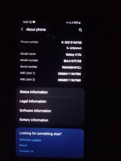 Samsung Mobile A10