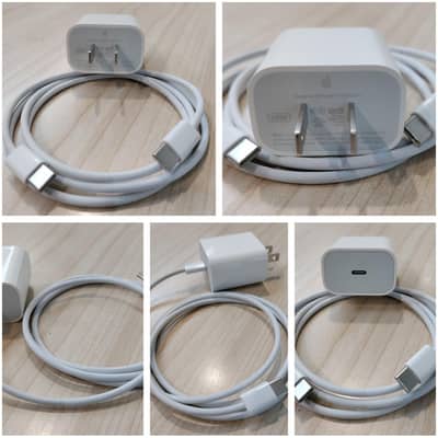 **Original Apple 20W USB-C PD Charger + Cable - iPhone 17 Pro Max**
