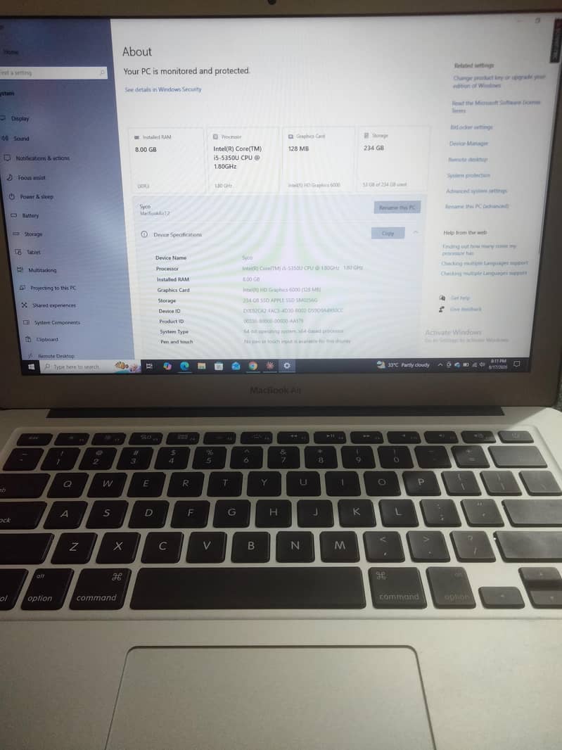 macbook air 2017 4