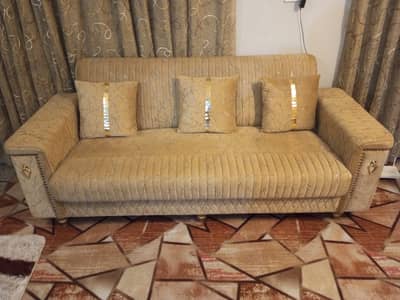 7-Seater Sofa Set – Good Condition | Spacious & Comfortable