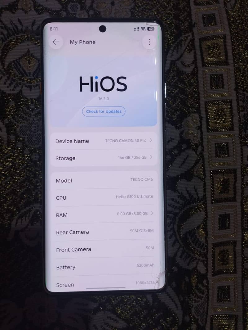 Tecno CAMON 40 Pro 1