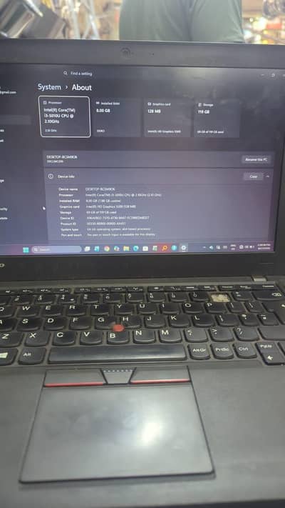 Lenovo Thinkpad core i3 5 generation 8gb ram