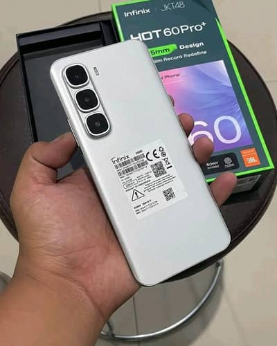 Infinix Hot 60 Pro Plus. 16+256 GB PTA Approved new condition