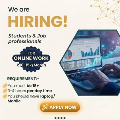 We ARE HIRING MALE AND FEMALE STAFF FOR ONLINE AND PART TIME WORK
