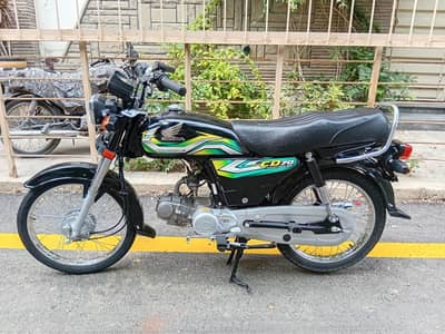 Honda CD 70 2022 Karachi number