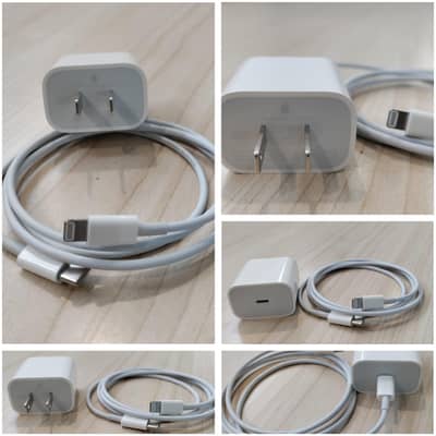 **Original Apple 20W USB-C PD Charger + Cable - iPhone 14 Pro Max**