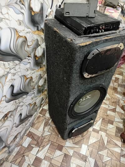 amplifier with woofor for sale